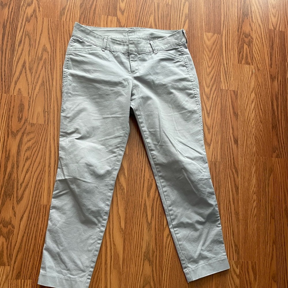 Old navy pixie gray chino pant